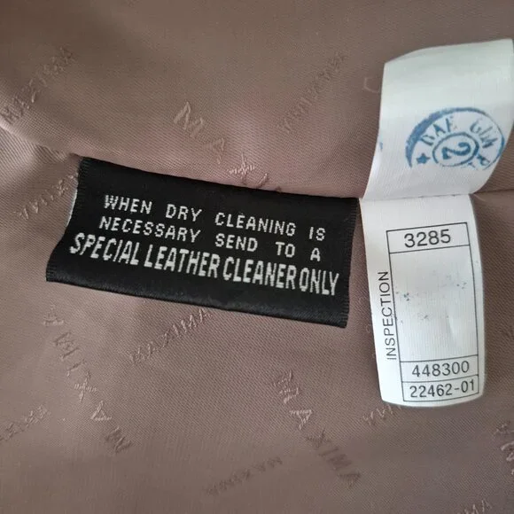 Wilsons Leather Women’s Black Leather Coat Size L Tailored Classic - Picture 4 of 5